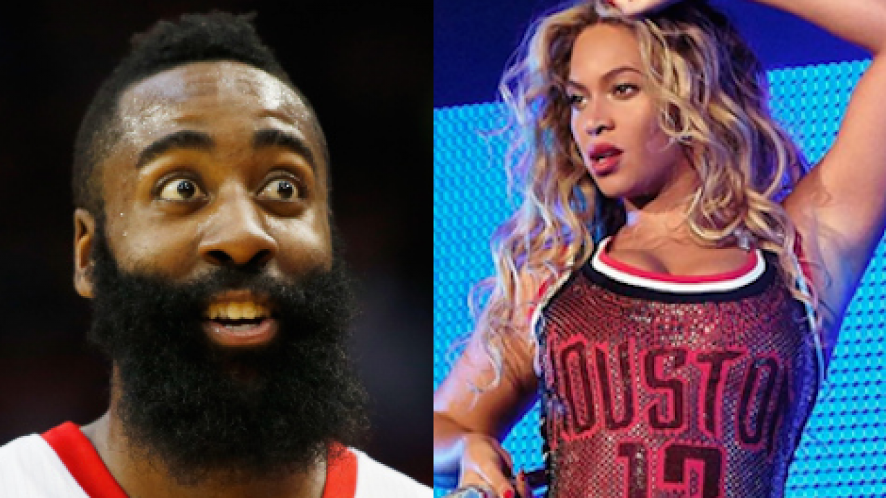 beyonce james harden jersey