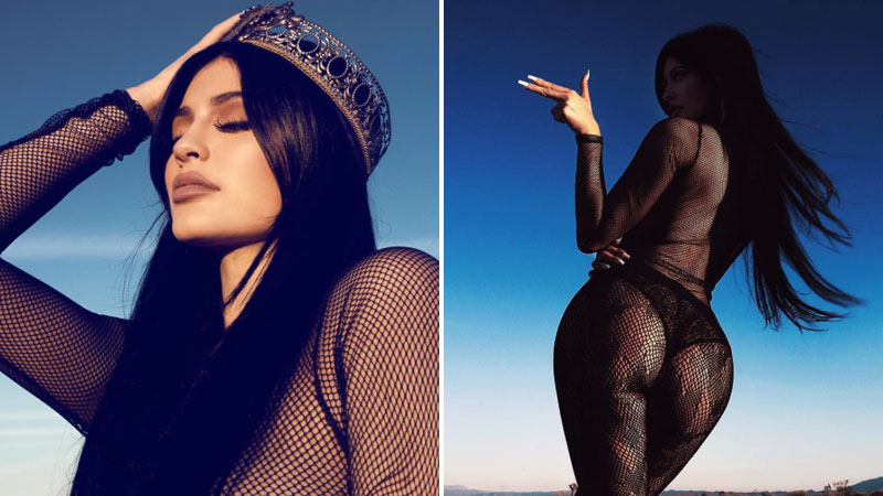 Kylie jenner bared her breasts in her first ever nude photo shoot which wil...