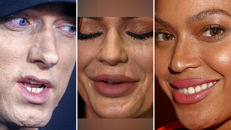 Eminem, Kylie Jenner, Beyoncé… What do they really look like up close ? TRACE