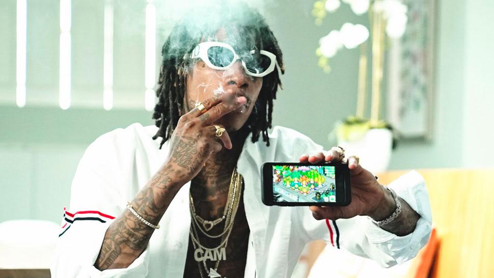 Wiz Khalifa releases a weed product, this time as a mobile game.